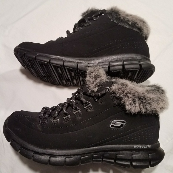skechers flex elite boots